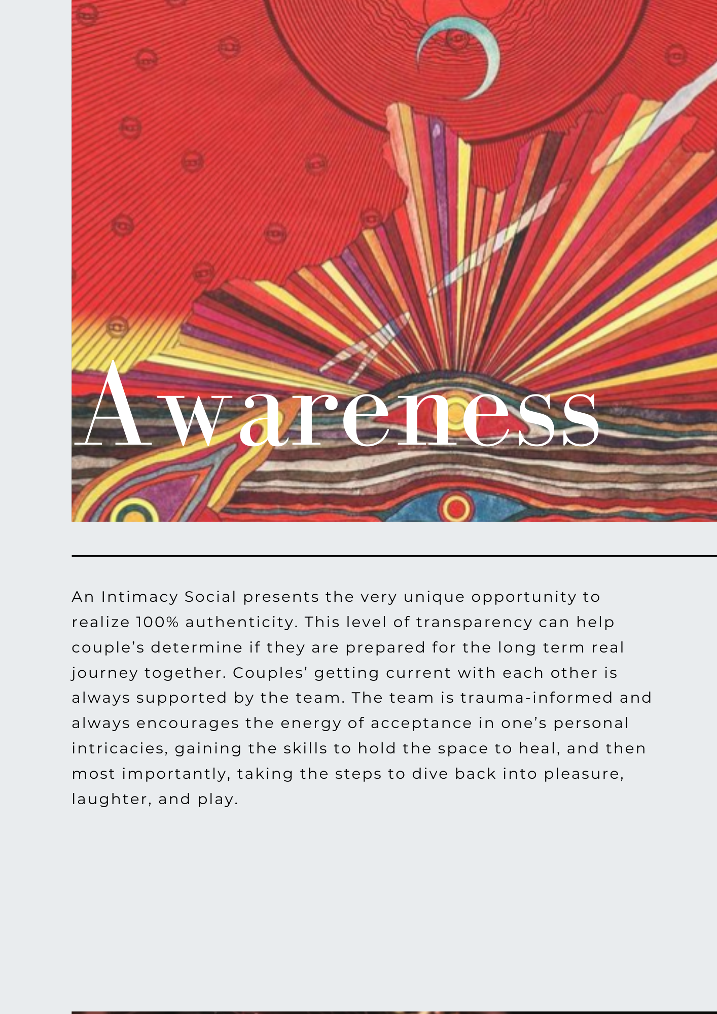 The Intimacy Social Philosophy Awareness